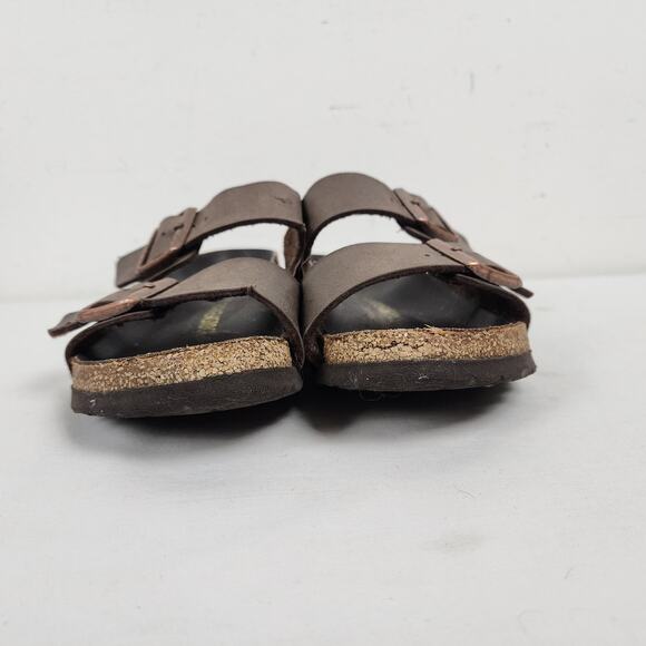 Birkenstock Sandals PARTS OR REPAIR 37EU 3US Slip On Arizona Brown Leather 240 - Picture 5 of 10